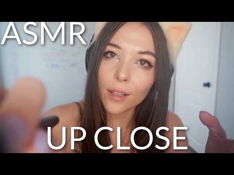 ASMR Up Close, Personal Attention, Positive Affirmations, Brushing, Mouth Sounds