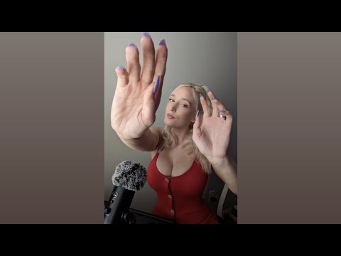 🎧ASMR Trigger Words and Hand Movements for TINGLES 😴😴☁️✨Requested ✨