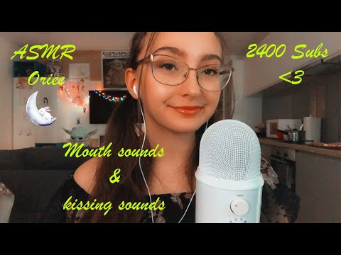 ASMR | Mouth sounds & kisses 💋 2400 subs special 💖