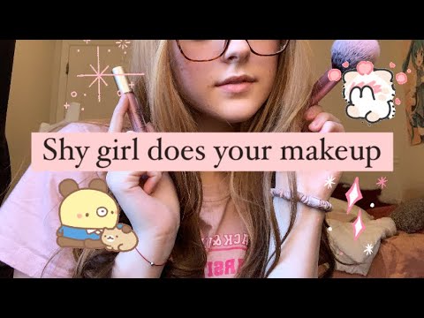ASMR| Shy Girl Does Your Makeup🌸💜