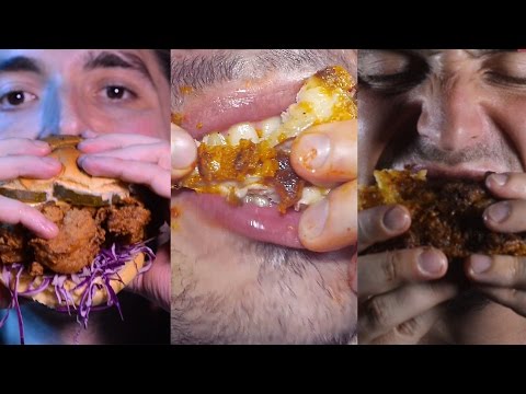 ASMR Eating Fried Chicken For One Hour No Talking 먹방