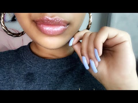 ASMR~ UPCLOSE Repeating my tingly intro + hand movements + mouth sounds