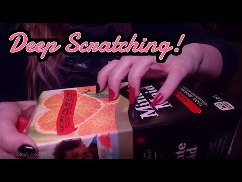 🍊ASMR🍊 Deep Scratching on Orange Juice Carton