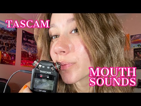 ASMR | mouth sounds with tascam mic for maximum tingles (high sensitivity)