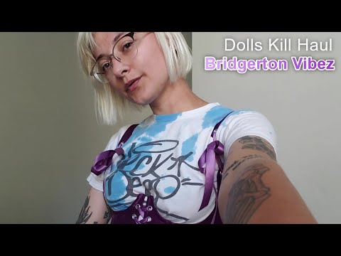 ASMR | Dolls Kill Try-On Haul Bridgerton Vibez w/ Soft Spoken Chatting & Fabric Scratching