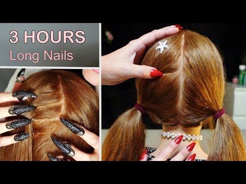 ASMR Scalp Check with Long Nails & Claws (Whispered)