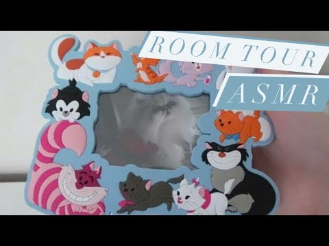 ASMR Room tingles (tapping, tracing, whispering)