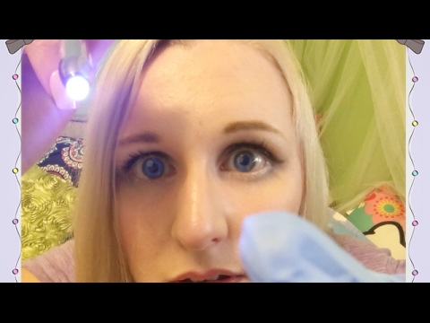 ASMR Eye Exam by a Friend Using Pen Light and Gloves