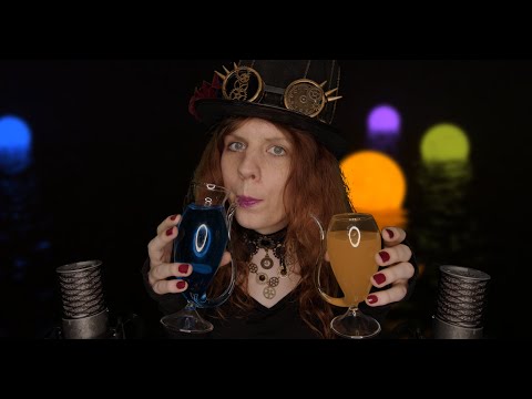 ASMR | Drink Colorful Drinks (No Talking) | Drinking Sounds