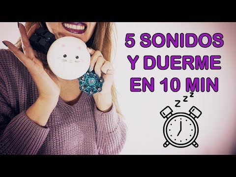 ⭐️ ASMR Español ⭐️ 5 SONIDOS COSQUILLOSOS para dormir EN 10 MINUTOS !