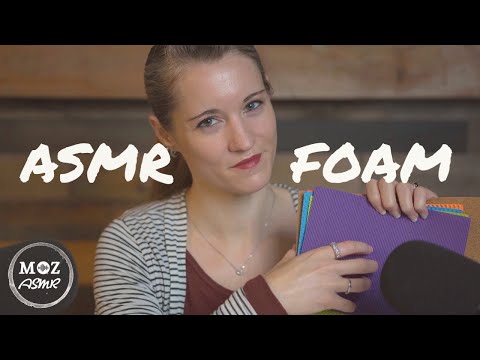 ASMR | Foam Scratching | Binaural Audio | 4k Video