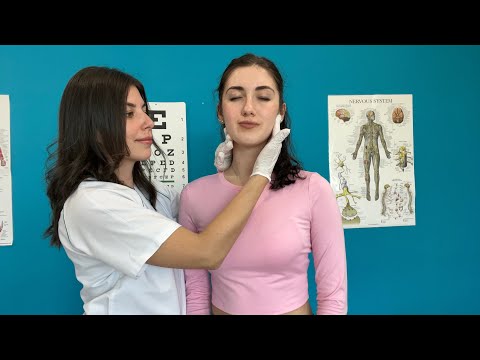 ASMR Cranial Nerve Exam & Ear Check Up | Real Person ‘Unintentional’ Exam | TMJ Diagnosis