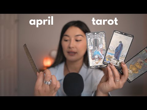asmr tarot ⚡️ pick a card tarot reading for april & aries season (TIMELESS energy predictions)