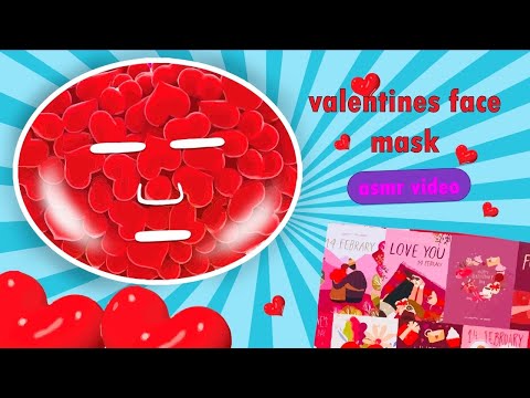 Amazing Valentines Face Mask/Oddly Satisfying Asmr #17