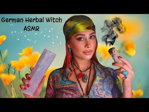 🇩🇪🌿🔮German Herbal witch Roleplay●ASMR●Kräuterhexe●Spiritual cleansing●Deutsch●Soft-spoken●Personal