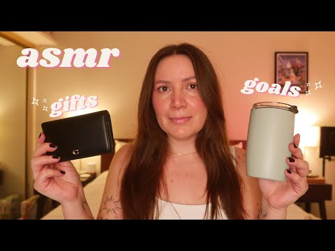 ASMR Gifts & Goals for 2024 💕 Soft-Spoken to Whisper 💕 Books, Coach, Clothes, Journal