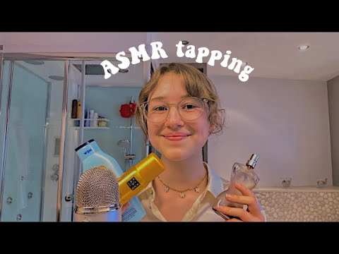 ASMR tapping (and scratching) on bathroom items 🚽