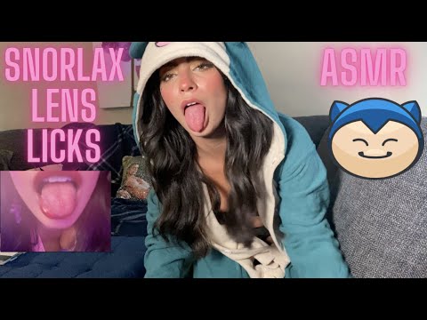 ASMR SNORLAX BEATS, LICKS, NOMS, AND BELLY DRUMS YOU TO SLEEP | FAST, LENS LICKING