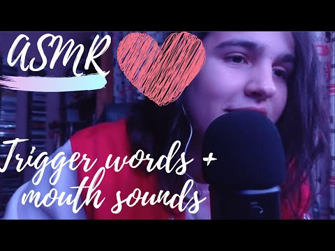 ASMR Upclose trigger words (+ some mouth sounds)