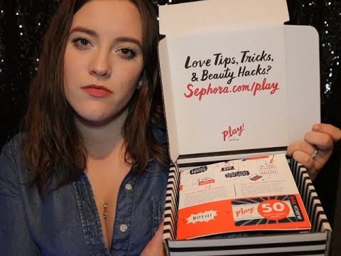 ASMR Sephora Play Unboxing March 2018