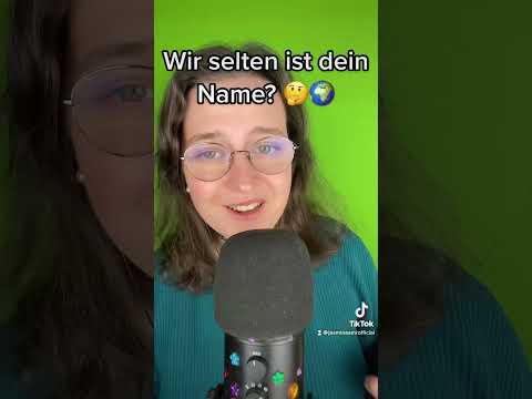 Wie selten ist dein Name? #shorts #asmrshorts #name