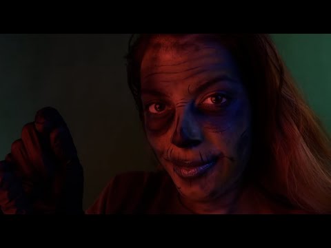 ASMR | Zombie Does Your Makeup - PART 2 (ONLY Mouth Sounds + Unintelligible Whispering)