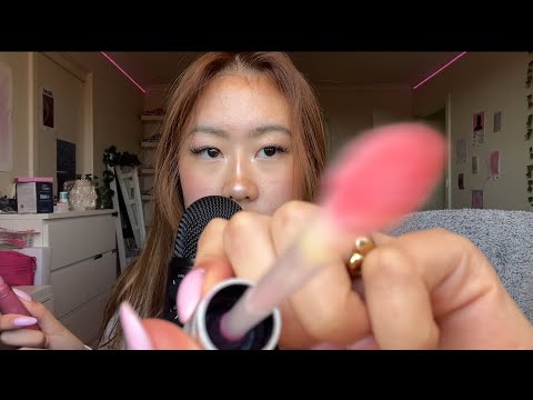 ASMR 1 minute fast and aggressive makeup application