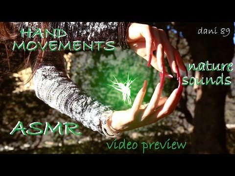 (video Preview - Part of Outtakes) ❤ HAND MOVEMENTS - Showing my Long natural nails outdoor