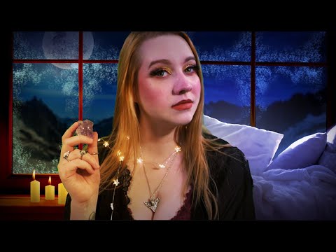 ❄️ Yule Witch cleanses your aura (energy plucking/pulling) ✨ [ASMR]