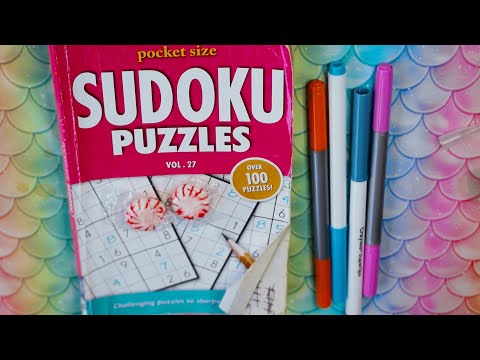 SUDOKU 17 PUZZLE ASMR PEPPERMINT EATING SOUNDS
