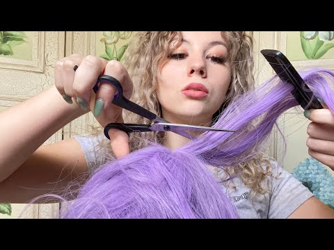 ASMR| Hair Stylist Fixes Your Bad Haircut 💇‍♀️ (Roleplay)