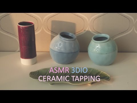 ASMR. 도자기 두드리기 Ear to Ear Ceramic Tapping for Relaxation.(No talking)(Binaural)