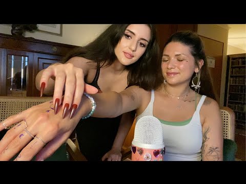 ASMR Real Person Arm Scratching, Hair Play & Tracing to help you relax