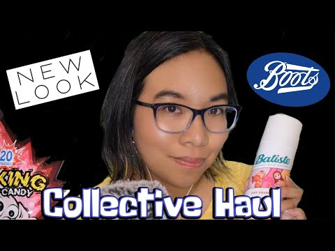 ASMR COLLECTIVE HAUL & Try On (Boots, New Look...) 🛍️👚 [Soft Spoken Ramble & Fast Tapping]