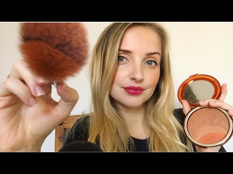Asmr Inaudible Whispering Doing Your Makeup * tingly mouth sounds