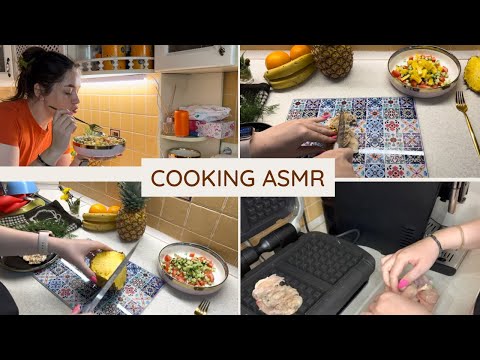 Satisfying ASMR Pasta Salad Recipe for a Quick Lunch or Dinner ASMR Cleaning