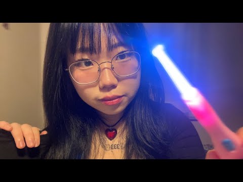 WLW ASMR| Obsessed girl examines your face🏳️‍🌈 (real camera touching)