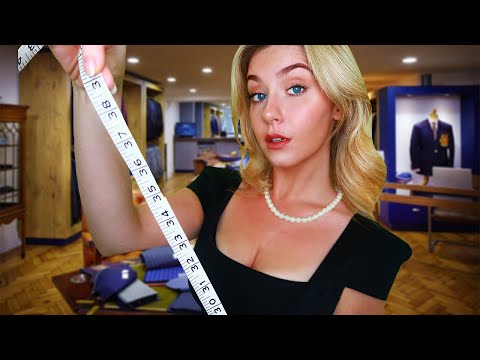 ASMR OUTRAGEOUSLY PERSONAL MEASURING YOU 📏Suit Fitting Roleplay