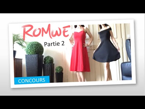 ASMR - UNBOXING Romwe partie 2 * concours