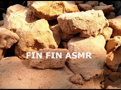 FIN FIN ASMR | Crumbling Fine Sand Very Soft and Relaxing! #133