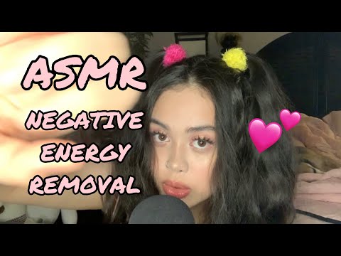 ASMR removing your negative energy, personal attention 💗