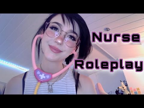 ASMR ☾ 𝑵𝒖𝒓𝒔𝒆 𝑵𝒂𝒏𝒂 𝒕𝒂𝒌𝒆𝒔 𝒄𝒂𝒓𝒆 𝒐𝒇 𝒚𝒐𝒖 [medical Roleplay with kids props & cork heartbeat sounds]