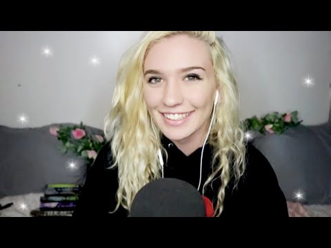 ASMR ~ finger fluttering w/ some hand movements & mouth sounds