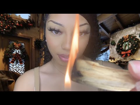 ASMR Plucking Your negativity for the holidays