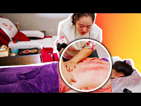 Deep and Strong Chinese Massage | Back Relief for a Fortunate Girl