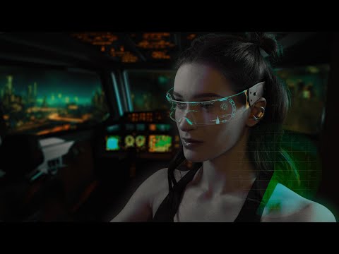 Night Voyage | Sci-Fi Ambience ASMR & Soft Whispers