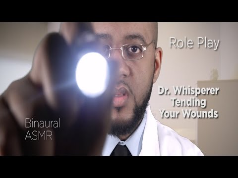 Binaural ASMR | Doctor Role Play | Dr. Whisperer Tending Your Wounds