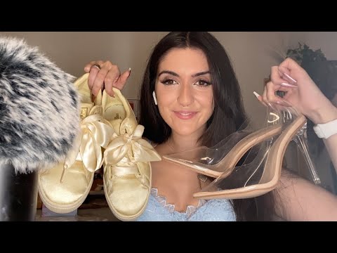 [ASMR] My Shoe Collection *shoe tapping*