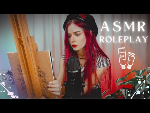 ASMR Roleplay 🎨  Je Fais Ton Portrait (🇫🇷  with Eng Sub)