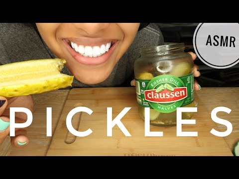 ASMR Pickles | EXTRA CRUNCHY EATING SOUNDS + GULPING | No Talking (LOOPED)